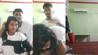 Malayalam Boyfriend-Girlfriend ka doggy Sex MMS