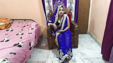 Neeli saree wali chikni bhabhi ki Chudai Video