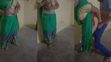 Khade-khade peeche se chut chudai wali Aunty Sex Video