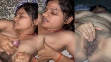 Nayi-naveli biwi ka pati ne banaya Desi Sex MMS Video Clip