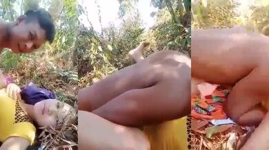 Desi lovers ne khet mein banaya Sex MMS Video