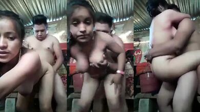 Shed ke neeche chudai karte college lovers ki Sex Video