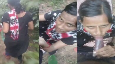 Desi aurat ki jungle mein chudai wali Indian Sex MMS Video