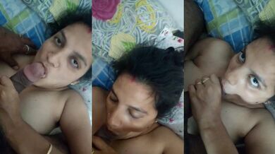 Maang mein sindoor aur muh mein lund wali Bhabhi ki Sex Video