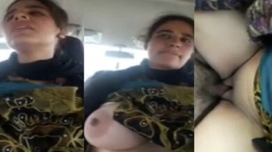 Gaadi mein yaar ka lund leti Kashmiri girl ki MMS Sex Video