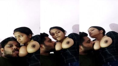 Sexy college gf ke tight boobs chooste hue banaya Sex MMS