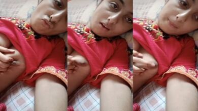 Pink dress wali Punjabi college girl ka Erotic Nude MMS