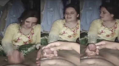 Shauhar ke lund ka maal nikaalti mature Pakistani begum